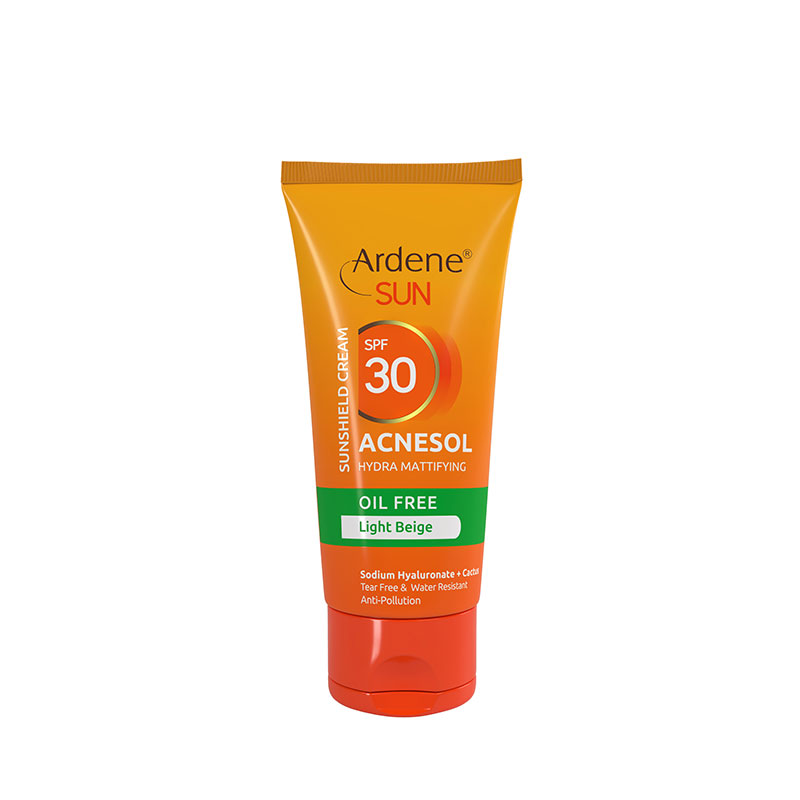 کرم ضد آفتاب بژ روشن فاقد چربی SPF30 آردن 50 میل