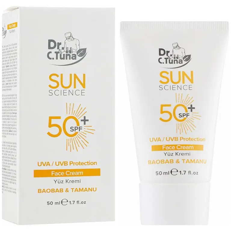 کرم ضد آفتاب SPF50 دکتر سی تونا فارماسی 50 میل