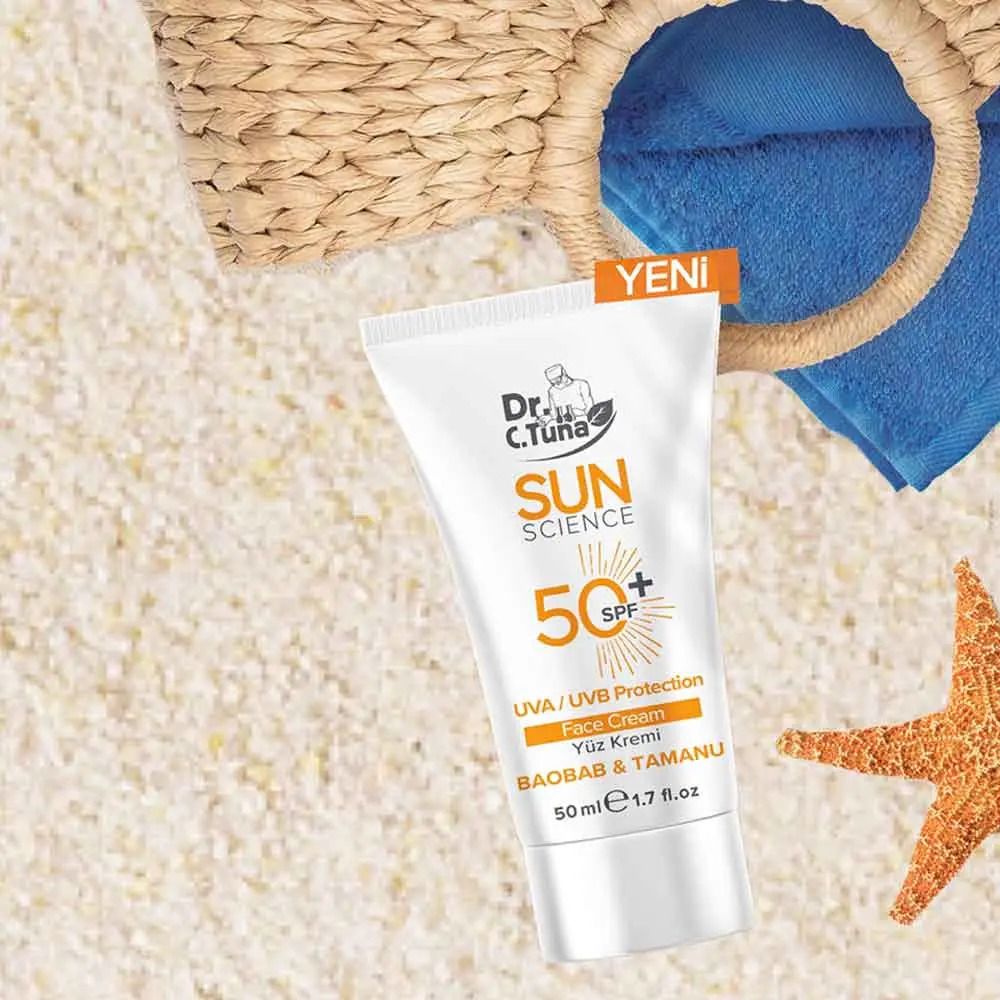 کرم ضد آفتاب SPF50 دکتر سی تونا فارماسی 50 میل