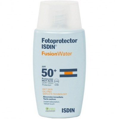 ضد آفتاب فیوژن واتر SPF50 بدون رنگ مناسب انواع پوست ایزدین 50 میل